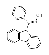 N-(9H-fluoren-9-yl-phenyl-methylidene)hydroxylamine structure