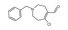 1-benzyl-5-chloro-2,3,6,7-tetrahydro-1H-azepine-4-carbaldehyde Structure