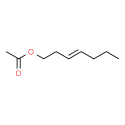 trans-3-Heptenyl acetate structure