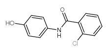 2-氯-4’-羟基苯甲酰苯胺结构式