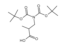 2-methyl-3-(di-tert-butyloxycarbonylamino)propionic acid picture