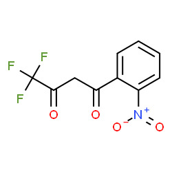 4,4,4-trifluoro-1-(2-nitrophenyl)butane-1,3-dione结构式