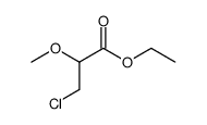 3-Chlor-2-methoxypropionsaeureethylester Structure