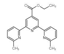 6,6''-DIMETHYL-[2,2':6',2''-TERPYRIDINE]-4'-CARBOXYLIC ACID ETHYL ESTER structure