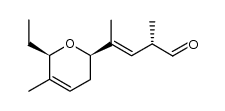 (S,E)-4-((2R,6R)-6-ethyl-5-methyl-3,6-dihydro-2H-pyran-2-yl)-2-methylpent-3-enal Structure
