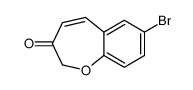 7-bromo-1-benzoxepin-3-one结构式
