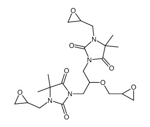 3,3'-[2-(oxiranylmethoxy)propane-1,3-diyl]bis[5,5-dimethyl-1-(oxiranylmethyl)imidazolidine-2,4-dione]结构式