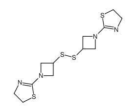 1-(4,5-二氢噻唑-2-基)氮杂丁烷-3-硫醇结构式