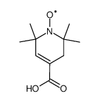 2,2,6,6-tetramethyl-1,2,5,6-tetrahydropyridine-1-oxyl-4-carboxylic acid Structure
