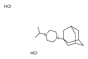 1-(1-adamantyl)-4-propan-2-ylpiperazine,dihydrochloride Structure