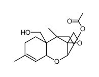 12,13-Epoxytrichothec-9-ene-3α,15-diol 3-acetate结构式