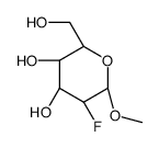 METHYL-2-DEOXY-2-FLUORO-BETA-D-GLUCOPYRANOSIDE结构式
