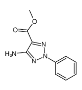 Methyl 5-amino-2-phenyl-2H-1,2,3-triazole-4-carboxylate结构式