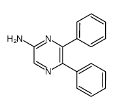 5,6-diphenylpyrazin-2-amine结构式