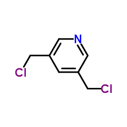 3,5-二(氯甲基)吡啶结构式