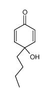 4-butyl-4-hydroxy-cyclohexa-2,5-dienone Structure