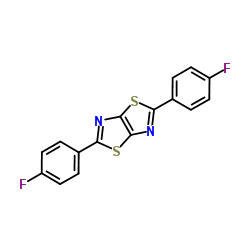 2,5-Bis(4-fluorophenyl)[1,3]thiazolo[5,4-d][1,3]thiazole Structure