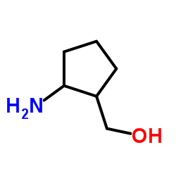 (2-氨基环戊基)甲醇结构式