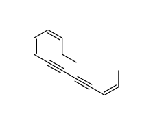 (2E,8E,10E)-trideca-2,8,10-trien-4,6-diyne结构式