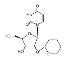 O2'-tetrahydropyran-2-yl-uridine结构式