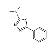 N,N-dimethyl-5-phenyl-1,3,4-thiadiazol-2-amine Structure