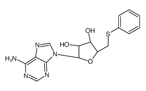 (2R,3R,4S,5S)-2-(6-aminopurin-9-yl)-5-(phenylsulfanylmethyl)oxolane-3,4-diol Structure