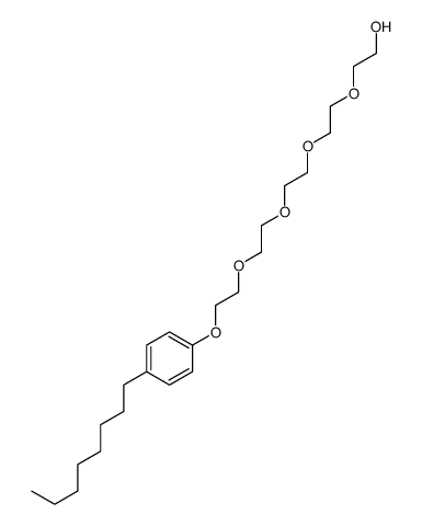 2-[2-[2-[2-[2-(4-octylphenoxy)ethoxy]ethoxy]ethoxy]ethoxy]ethanol Structure