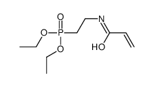 N-(2-diethoxyphosphorylethyl)prop-2-enamide Structure
