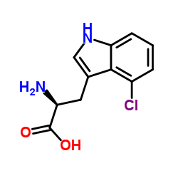 (S)-2-氨基-3-(4-氯-1H-吲哚-3-基)丙酸图片