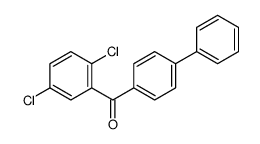 (2,5-dichlorophenyl)-(4-phenylphenyl)methanone结构式