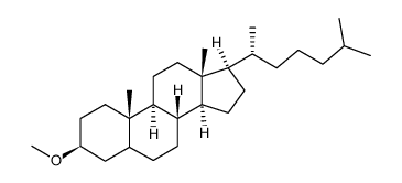 3β-Methoxycholestane Structure