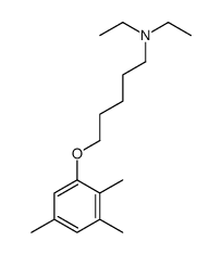 N,N-diethyl-5-(2,3,5-trimethylphenoxy)pentan-1-amine Structure