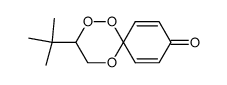 3-(tert-butyl)-1,2,5-trioxaspiro[5.5]undeca-7,10-dien-9-one结构式