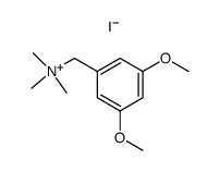 3,5-dimethoxybenzyltrimethylammonium iodide结构式