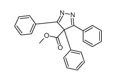 methyl 3,4,5-triphenylpyrazole-4-carboxylate Structure