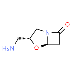 4-Oxa-1-azabicyclo[3.2.0]heptan-7-one,3-(aminomethyl)-,(3R,5R)-rel-(9CI) structure