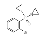 1-[aziridin-1-yl-(2-bromophenyl)phosphoryl]aziridine结构式