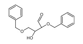 (2R,3R)-3-hydroxy-2,4-bis(phenylmethoxy)butanal结构式