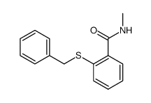 2-(benzylthio)-N-methylbenzamide结构式