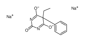 disodium,5-ethyl-6-oxo-5-phenylpyrimidine-2,4-diolate Structure