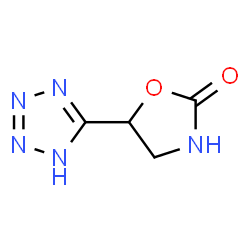2-Oxazolidinone, 5-(1H-tetrazol-5-yl)- (9CI) Structure