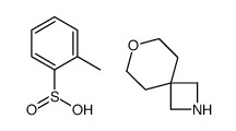 Benzenesulfinic acid, 2-Methyl-, compd. with 7-oxa-2-azaspiro[3.5]nonane (1:1) Structure