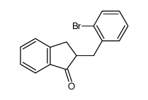 2-(2-bromobenzyl)indan-1-one Structure