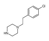 1-[2-(4-chlorophenyl)-ethyl]-piperazine结构式