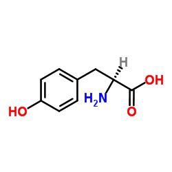 L-(-)-Tyrosine structure