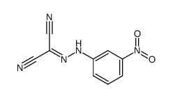 2-[(3-nitrophenyl)hydrazono]malononitrile结构式