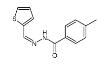 4-methyl-N-[(E)-thiophen-2-ylmethylideneamino]benzamide Structure