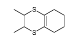 2,3-dimethyl-2,3,5,6,7,8-hexahydro-1,4-benzodithiine结构式