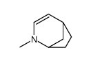 4-methyl-4-azabicyclo[3.2.1]oct-2-ene结构式