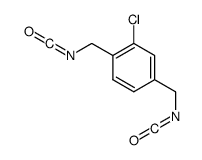2-chloro-1,4-bis(isocyanatomethyl)benzene结构式
